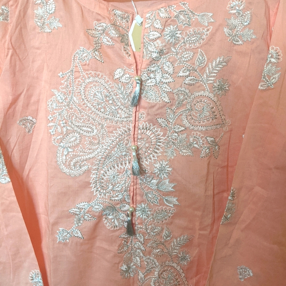 Beautiful new embroided edenrobe shirt(kurta)